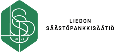 Liedon Säästöpankkisäätiö logo. Linkki vie säätiön kotisivulle